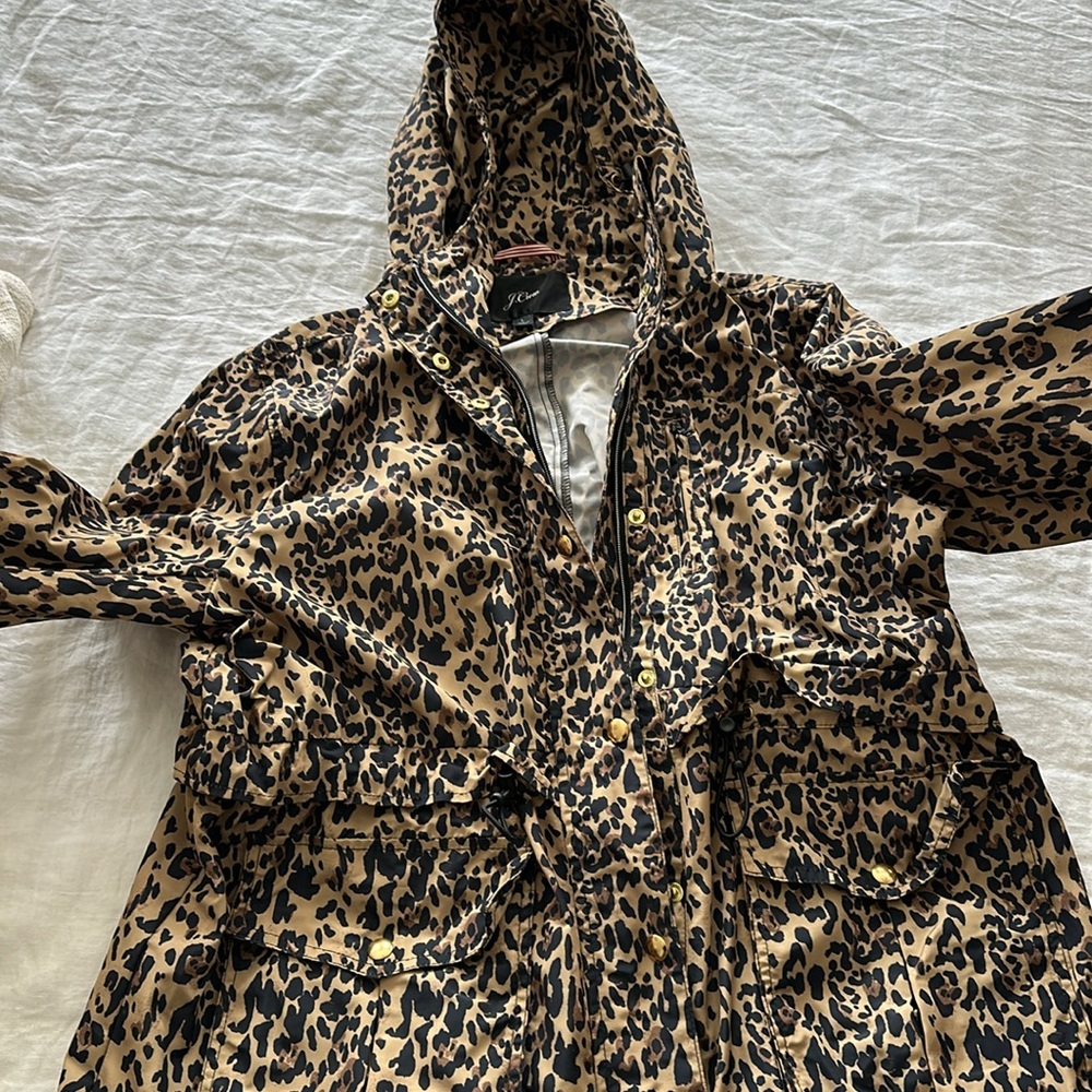 Amazing condition leopard rain coat!